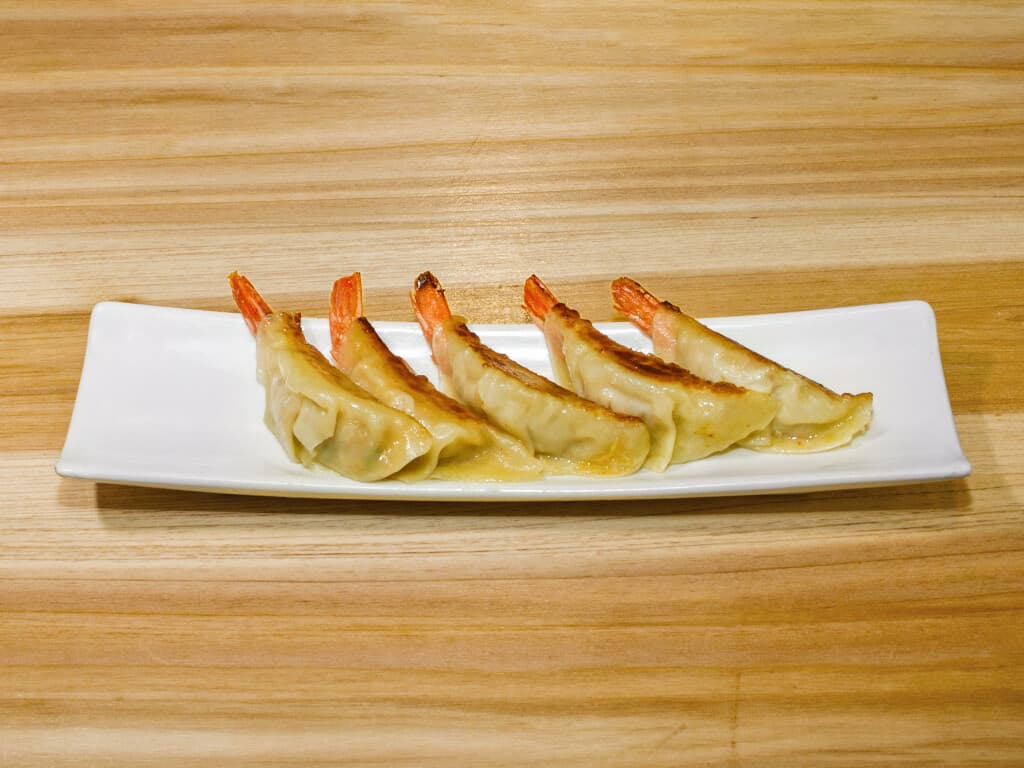 Gyoza di gamberi